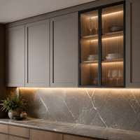 Gabinetes de Cocina Premium YIERHONE para Apartamentos, Estilo Moderno con Puertas Shaker, Pedidos al por Mayor para Desarrolladores de Viviendas Multifamiliares