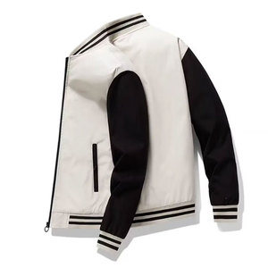 Vente en gros de veste universitaire à manches en cuir avec logo personnalisé en matériau authentique pour hommes veste universitaire de haute qualité à bas prix pour hommes nouveau - Product Image 6