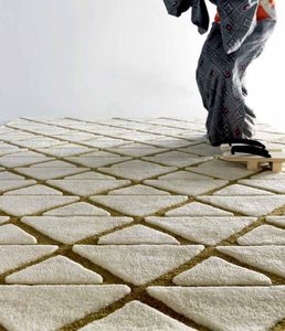 Tapis d'intérieur personnalisés de haute qualité en laine et en soie Tapis et ensembles tuftés à la main - Product Image 1