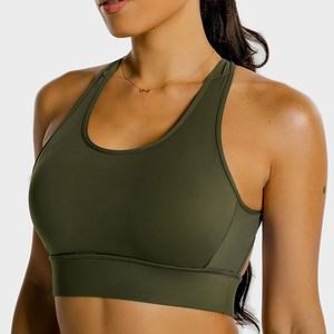 Fitness Yoga 2024 Sublimación Sujetador deportivo Logotipo personalizado Ejercicio Entrenamiento Mujeres Sujetador deportivo Transpirable Sostenible al por mayor - Product Image 1