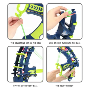 Hot bán an toàn Bow dính Bóng Trò chơi bắn súng đồ chơi trẻ em khủng long Bảng Phi Tiêu động vật đồ chơi thiết lập cho trẻ em - Product Image 6