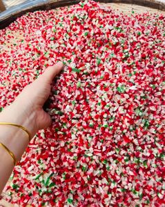 Perlas de Tapioca Secas y Masticables con Forma de Granada, Ingrediente para Postres con Textura Firme Después de Cocinar - Product Image 2