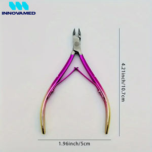 Cortacutículas de Acero Inoxidable con Borde Afilado, Herramienta de Precisión para Manicura y Pedicura, Suministros para Salón de Belleza por INNOVAMED - Product Image 3