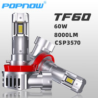 Ampoules LED pour voiture à lumière blanche 6000K, Plug and Play, H7 H4 9005 9006 H11, phares LED pour modèles de voitures A4 A3 A1 X2