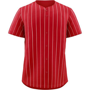 Personalizable Béisbol Softball Jersey Jóvenes Adultos Aparejos Sarga Uniforme Bordado Nombre Número Botón Stitch para Transpirable - Product Image 4