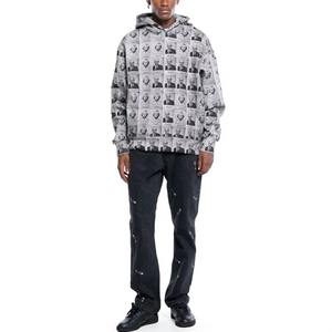 Sweat à capuche 100% coton personnalisé de haute qualité imprimé sur toute la surface du logo de la marque Pull Streetwear de haute qualité pour hommes - Product Image 2