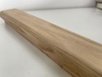 Garde-corps d'escalier esthétiques et sécuritaires avec rainures de 41 x 10 mm, profilés en bois pour main courante, chêne rouge pour pièces d'escalier en bois