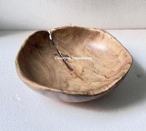 Bol en bois au design moderne très vendu Bol à aliments pour ustensiles de cuisine polyvalents pour la salade et les fruits Bol - Product Image 6