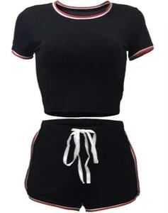 Wholesale <b>Knitted</b> Breathable Lightweight Quick Dry Yoga <b>Legging</b> Set Gym Workout Clothes for Women High Waist Short - Product Image 3