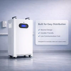 Batterie solaire domestique LiFePO4 15 kWh 51,2 V 300 Ah, armoire au sol avec roues, CAN RS485 CE, garantie 10 ans, prêt à être expédié - Product Image 3