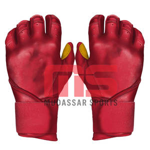 Gants de frappeur de baseball flexibles à manchette longue Gants d'entraînement à coupe durable fabriqués en gros sur mesure - Product Image 5