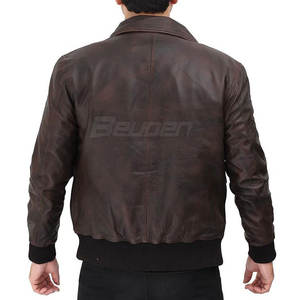 Vestes en cuir pour hommes de haute qualité, style streetwear, col montant, fermeture éclair, couleurs et tailles personnalisées, tissu respirant en maille - Product Image 5