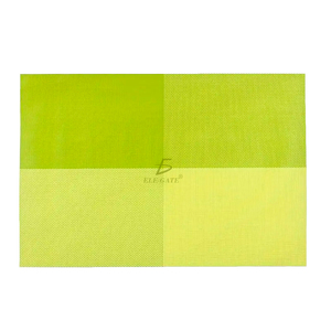 Set di 10 Tovagliette Riutilizzabili in PVC con Design a Righe in Rilievo e Intrecciato, Impermeabili, per Uso Domestico e Sala da Pranzo - Product Image 2