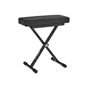 Quik Lok-BX/8, ม้านั่งคีย์บอร์ด, เบาะหนาพิเศษ, ท่อเหล็ก, ตำแหน่งความสูง5ตำแหน่ง, ฝาครอบไวนิล, รับน้ำหนักสูงสุด112กก., สีดำ - Product Image 1