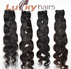 Extensions de cheveux indiens vierges crus style de vague naturelle avec alignement des cuticules prix d'usine en gros - Product Image 4