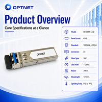 Modul 1.25G ESFP 1310nm LC SMF 20km untuk Komunikasi Data Switch dan Transceiver Optik Jaringan Serat Jarak Jauh