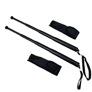 Mini bâton télescopique à 4 sections pour la sécurité personnelle et automobile, <span class=keywords><strong>canne</strong></span> de randonnée portable - Product Image 1