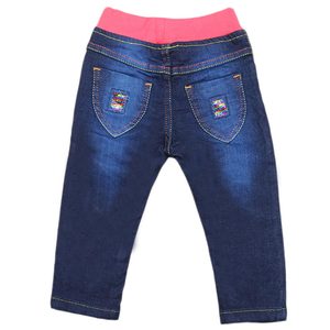 Pantalon en jean pour filles - Bleu foncé - Product Image 3