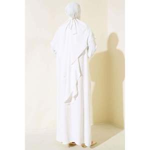 Abaya Large avec Voile Blanc - Product Image 1