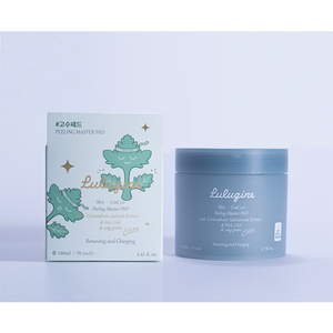 Lulugine' Elite Peeling Master Pads Essence Exfoliante 70 Lingettes Visage Nez Hydratante Végane Unifie le Teint Améliore la Barrière Cutanée - Product Image 4
