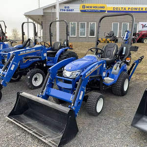 Mini-tracteur New-Holland 4x4 avec chargeur frontal, machine agricole d'occasion robuste - Product Image 1