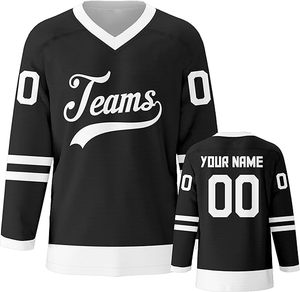 Maillots de hockey sur glace d'équipe personnalisés brodés de qualité supérieure maillot de sublimation bon marché personnalisé - Product Image 1