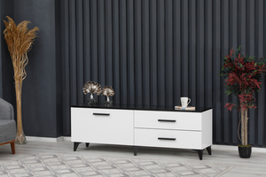 Soporte de TV Kar 2026 Diseño europeo de tendencia Muebles modernos para sala de estar Familya Unidad de pared Oferta al por mayor Juego de Venta caliente - Product Image 2