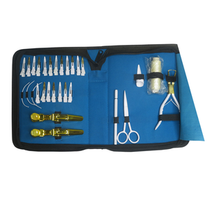 High Nylon Human Hair <b>Extension</b> Tool Kit Premium All-In-One <b>Beading</b> Plier Set Stainless Steel Complete Hair <b>Extension</b> Toolkit - Product Image 1