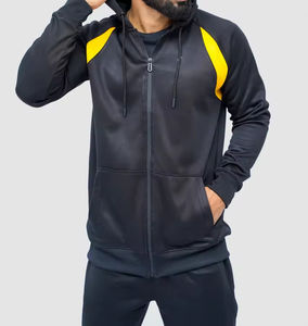 2025 gros décontracté vêtements de sport pour hommes Jogging survêtements fermeture éclair hommes formation survêtement Polyester survêtements pour hommes - Product Image 2