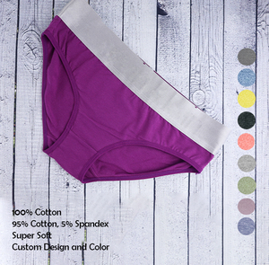 Ultimate Women's 6-Pack Hipster Panties Cotton Briefs With Satin and <b>Lace</b> Bikini Print <b>Stretch</b> Fabric 3-Pack Color Options - Product Image 3