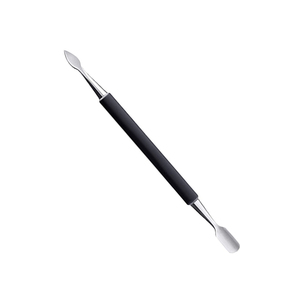 Empujador de Cutículas de Acero Inoxidable de Precisión, Limpiador de Uñas con Mango de Fácil Agarre, Diseño de Doble Extremo, Duradero, Ligero, de Doble Uso para - Product Image 3