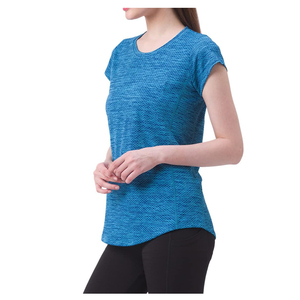 Femmes 100% coton décontracté t-shirts couture Durable O cou Slim Fit été refroidissement Vintage chemises formelles pour les filles - Product Image 4