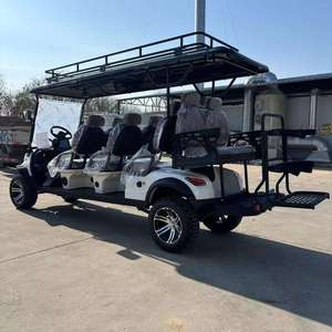 Carrito de Golf Eléctrico Moderno de 8 Plazas con Batería de Largo Alcance - Product Image 1