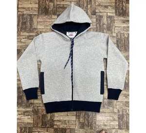 Vestes d'université personnalisées de la meilleure qualité en laine grise avec manches complètes pour enfants, groupe d'âge, lycée, veste d'uniforme pour enfants à vendre - Product Image 2