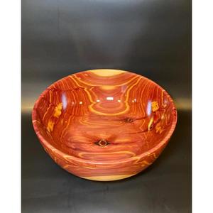 Elegante ensaladera de madera natural para aperitivos de frutas verdes frescas y estilo de Mesa para el hogar - Product Image 5