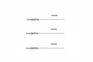 Tube d'aspiration chirurgical de différentes tailles, longueur de travail de 130 mm, base des instruments chirurgicaux - Product Image 4