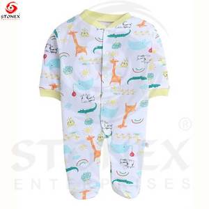 Vente en gros Conception personnalisée Barboteuse en bambou pour bébés garçons et filles Manches longues Vêtements en coton blanc pour bébés Fabrication de barboteuses pour bébés - Product Image 4