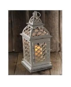 Classic Metal Moroccan <b>Lantern</b> With <b>Silver</b> Finish Used For Hotels Restaurants And Wedding Gatherings - Product Image 1