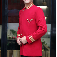 Tenues d'hiver pour adultes, uniformes de portier et de gardien d'hôtel, unisexes, manches courtes, matériau KAKI, bienvenues pour les hôtels du Vietnam TUYET
