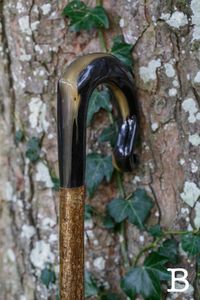 Poignée polyvalente Corne de buffle Taille personnalisée Poignée de bâton en corne de buffle naturelle Meilleure qualité Poignée de bâton de vache de couleur naturelle - Product Image 3