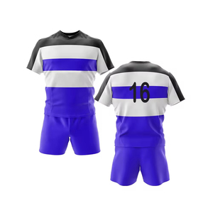 Uniforme personalizado de rugby para hombre transpirable al por mayor nuevo cosido sublimado Conjunto personalizado impreso ropa de equipo - Product Image 4
