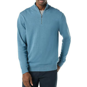 Sudadera Premium con media cremallera para hombre, suave, duradera y perfecta para atuendos informales y atléticos, servicio OEM de alta calidad - Product Image 1