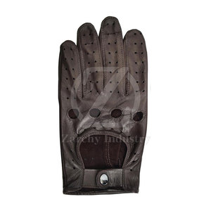 Guantes de Conducción de Cuero de Moda, Novedad 2026, Correa de Muñeca Ajustable, Antideslizantes, para Todas las Estaciones, Personalizables, Venta al Por Mayor - Product Image 5