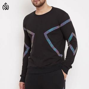 Sudadera de alta calidad para hombre, sudadera Premium ligera de tela lisa de algodón 100% - Product Image 4