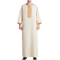 Caftan islamique traditionnel musulman personnalisé pour hommes Robe & Robes du Qatar Dubaï Arabie Saoudite Nouveau design Long Thobe