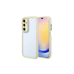 Coque en silicone premium Netzy pour Samsung Galaxy A25, série Vitamin SAFA, design de cadre coloré, coque de téléphone antichoc, protection de l'appareil photo - Product Image 1