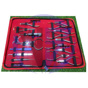 Kit d'instruments dentaires orthodontiques de qualité supérieure Wenquar, 18 pièces, pinces et outils en acier inoxydable, faible MOQ, excellente affaire - Product Image 5