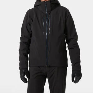 Men's Soft-Shell Jackets for Winter Work & Sports Waterproof Long Length <b>Coat</b> Letter Pattern for Outdoor Hiking Jackets - Product Image 1