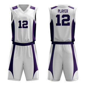 Nouveauté, uniforme de basket-ball de haute qualité pour hommes, en coton et polyester, uniforme de basket-ball à séchage rapide, personnalisé - Product Image 1