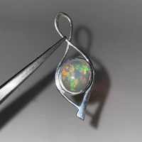 Pendentif de mariage vintage pour enfants en acier inoxydable plaqué argent avec imitation perle et zircon taille princesse